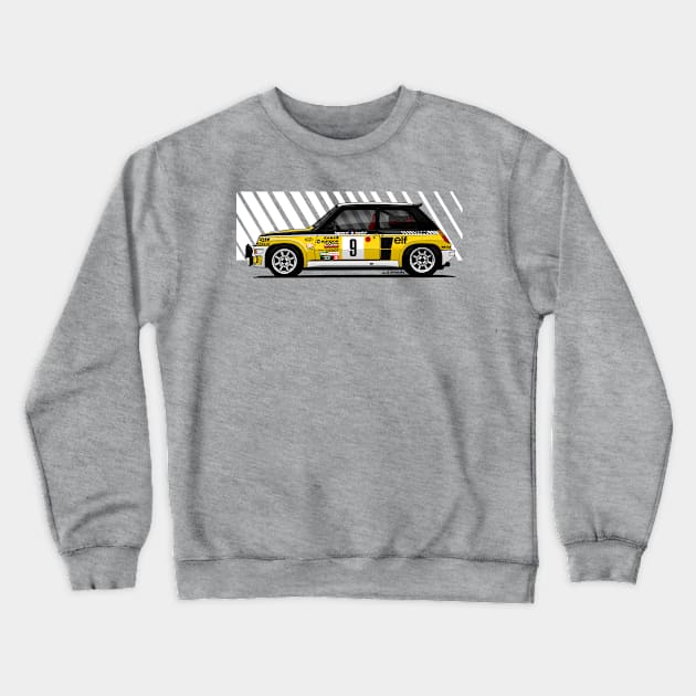 The amazing rally car rear engined Crewneck Sweatshirt by jaagdesign